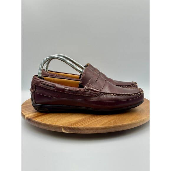 SPERRY Gold Cup Premium Penny Loafer Leather Driving Shoes Men\'s Size 7M Brown